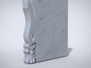memorial tombstone 3D 模型