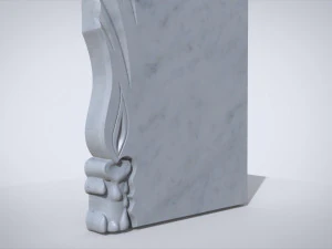 l&aacute;pide comemorativa Modelo 3D