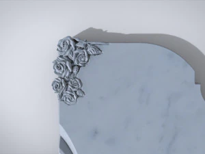 l&aacute;pide comemorativa Modelo 3D