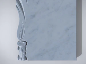 l&aacute;pide comemorativa Modelo 3D