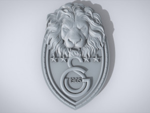 galatasaray logo 3D Принт Модель