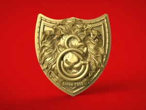 galatasaray logo 3Dプリントモデル