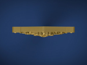lion belt buckle 3D प्रिंट मॉडल