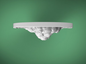 lion belt buckle 3Dプリントモデル
