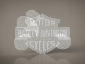 harley davidson logo 3D Print Model