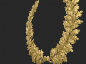 wreath of oak leaves Modelo 3D