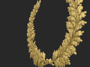 wreath of oak leaves 3D Model