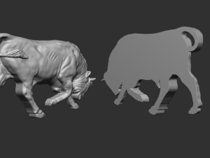 Bull statue 3D Принт Модель