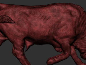 Bull statue 3D Print Model