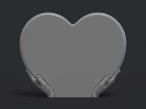 heart shaped headstone 3D Print Model