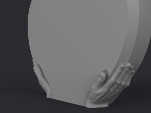 heart shaped headstone Model Cetak 3D