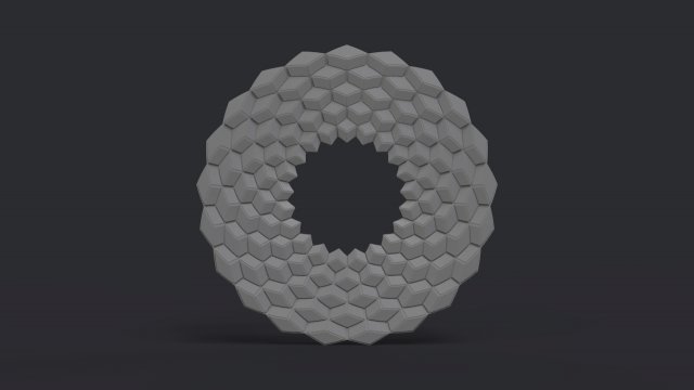 cubic frame 3D प्रिंट मॉडल .c4d .max .obj .3ds .fbx .stl .blend 