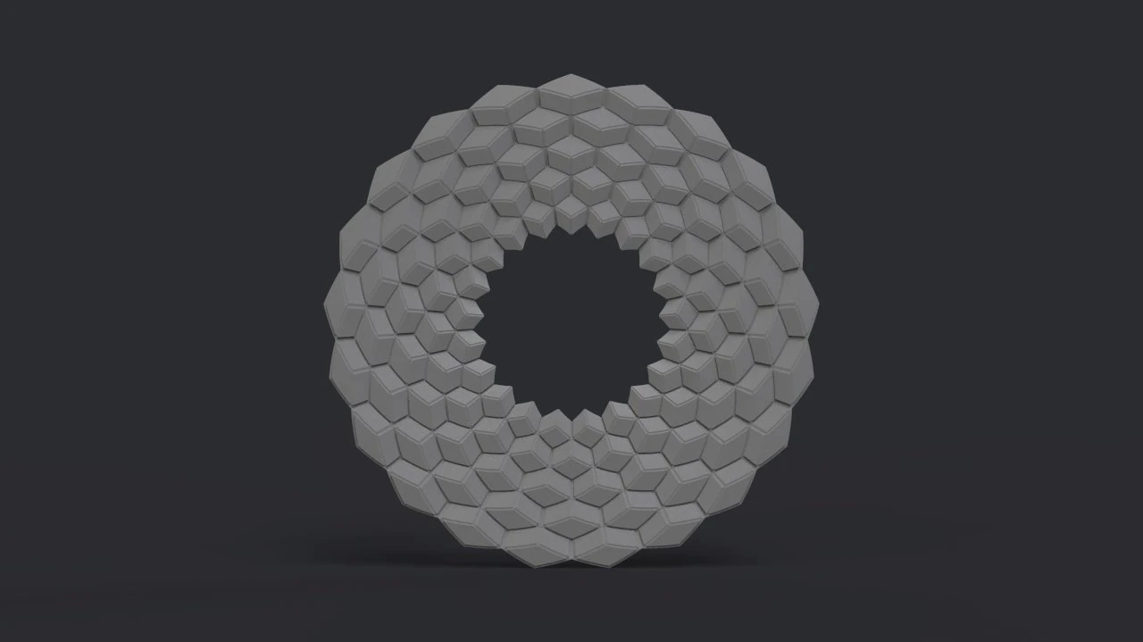 cubic frame 3D Print Model .c4d .max .obj .3ds .fbx .stl .blend 