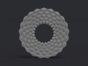 큐빅 프레임 3D 프린트 모델