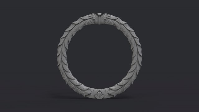 wreath Modelo de Impressão 3D .c4d .max .obj .3ds .fbx .stl .blend 