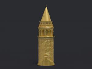 Galata tower 3D Print Model