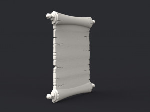 scroll 3D 프린트 모델