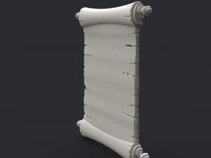 scroll 3D 프린트 모델