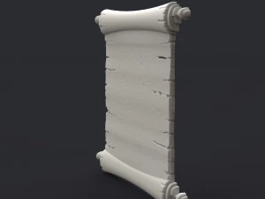 scroll 3D Print Model