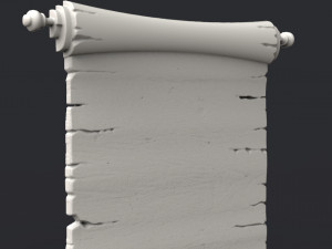 scroll 3D 프린트 모델