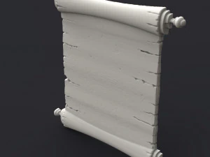 scroll 3D Print Model