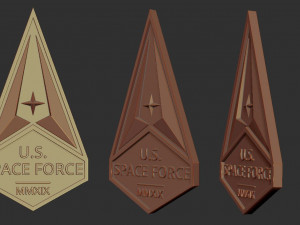 space force insignia Model do druku 3D