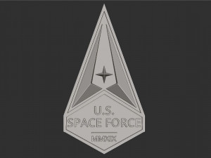 space force insignia 3D Принт Модель