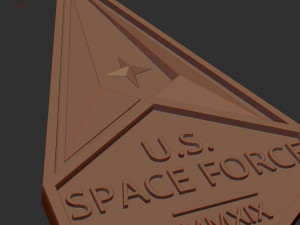 space force insignia Model do druku 3D