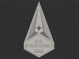 space force insignia 3D Print Model