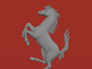 ferrari logo 3D Print Model