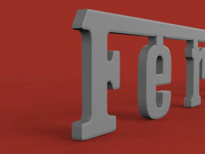 ferrari logo 3D Print Model