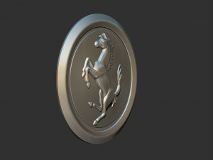 ferrari logo 3D Print Model