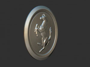 ferrari logo 3D Print Model