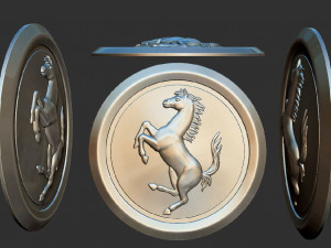 ferrari logo 3D Print Model