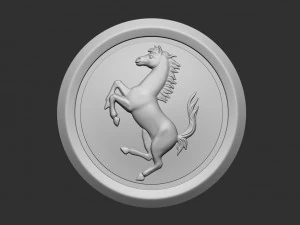 ferrari logo 3D Print Model