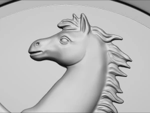 ferrari logo 3D Print Model