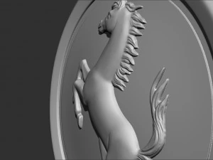 ferrari logo 3D Print Model