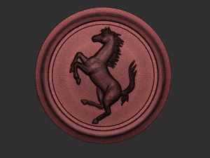 ferrari logo 3D Print Model