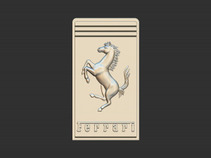 ferrari logo 3D Print Model