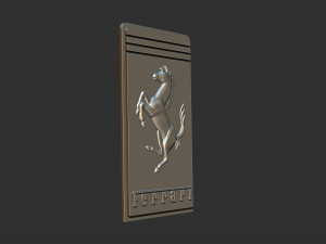 ferrari logo Modelo de Impressão 3D