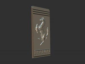 ferrari logo 3D Print Model