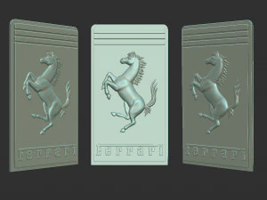 ferrari logo 3D Print Model