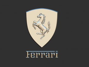 ferrari logo 3D Print Model