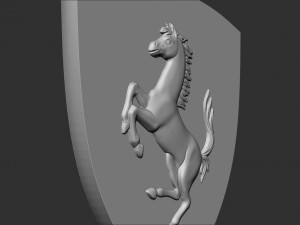 ferrari logo 3D 프린트 모델