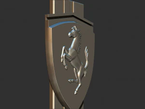 ferrari logo 3D Print Model