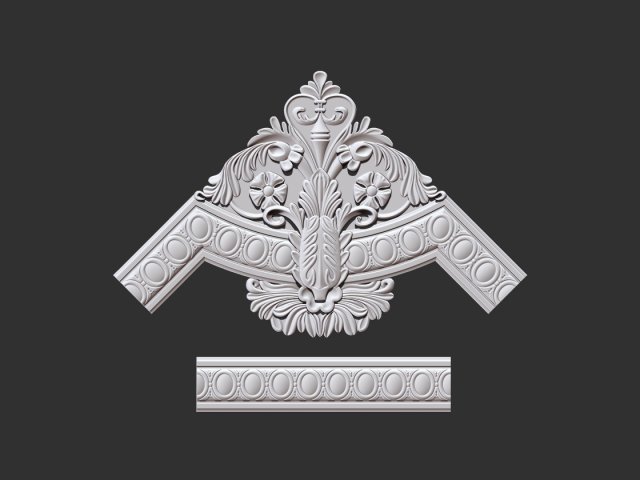 corner element 3D Принт Модель .c4d .max .obj .3ds .fbx .stl .blend 