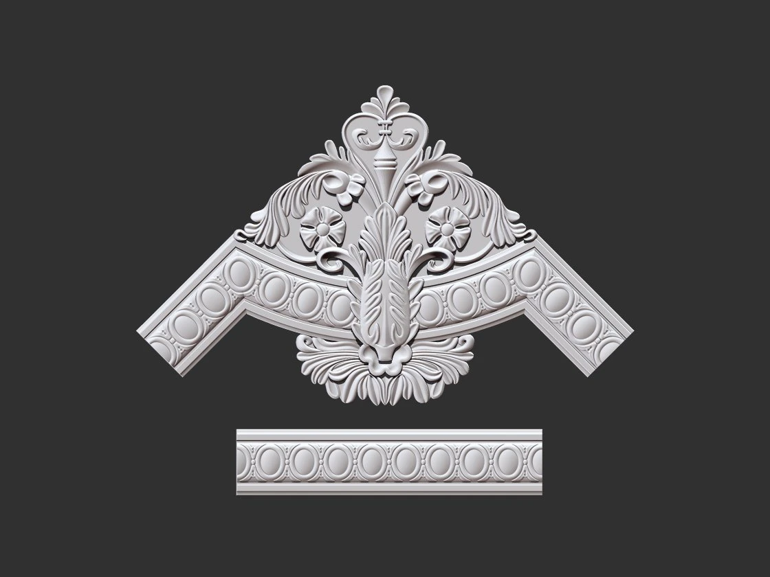 corner element 3D Print Model .c4d .max .obj .3ds .fbx .stl .blend 