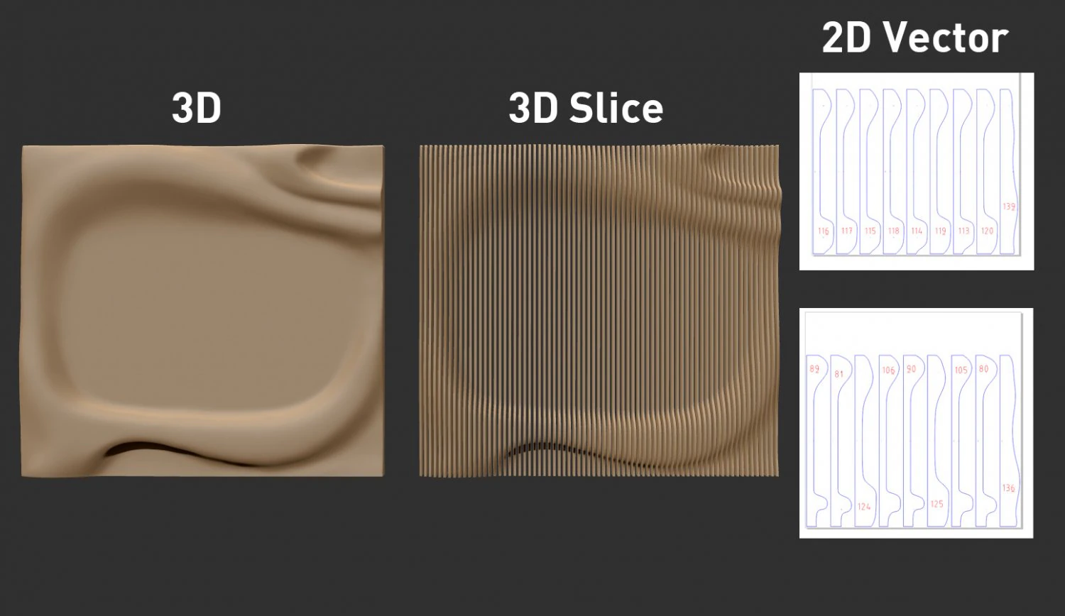 parametric wall decor 3D Print Model .c4d .max .obj .3ds .fbx .stl .blend 