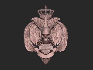 Bassorilievo della Harley Davidson Modello di stampa 3D