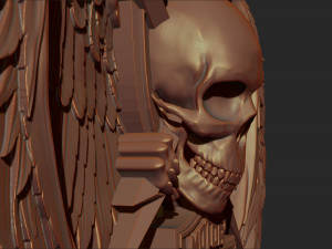 harley davidson bas relief 3D 프린트 모델